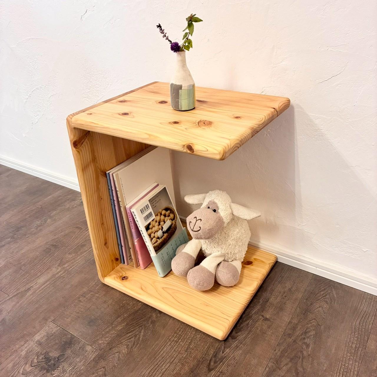 【全ての角が丸い】成長に合わせて使える子供椅子＆机セット　国産ヒノキの無垢材　オイル仕上げ　変化椅子　子供机　踏み台 | 17枚目