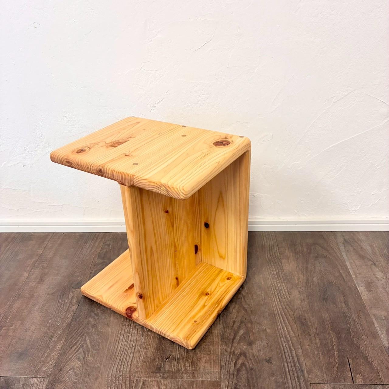 【全ての角が丸い】成長に合わせて使える子供椅子＆机セット　国産ヒノキの無垢材　オイル仕上げ　変化椅子　子供机　踏み台 | 9枚目