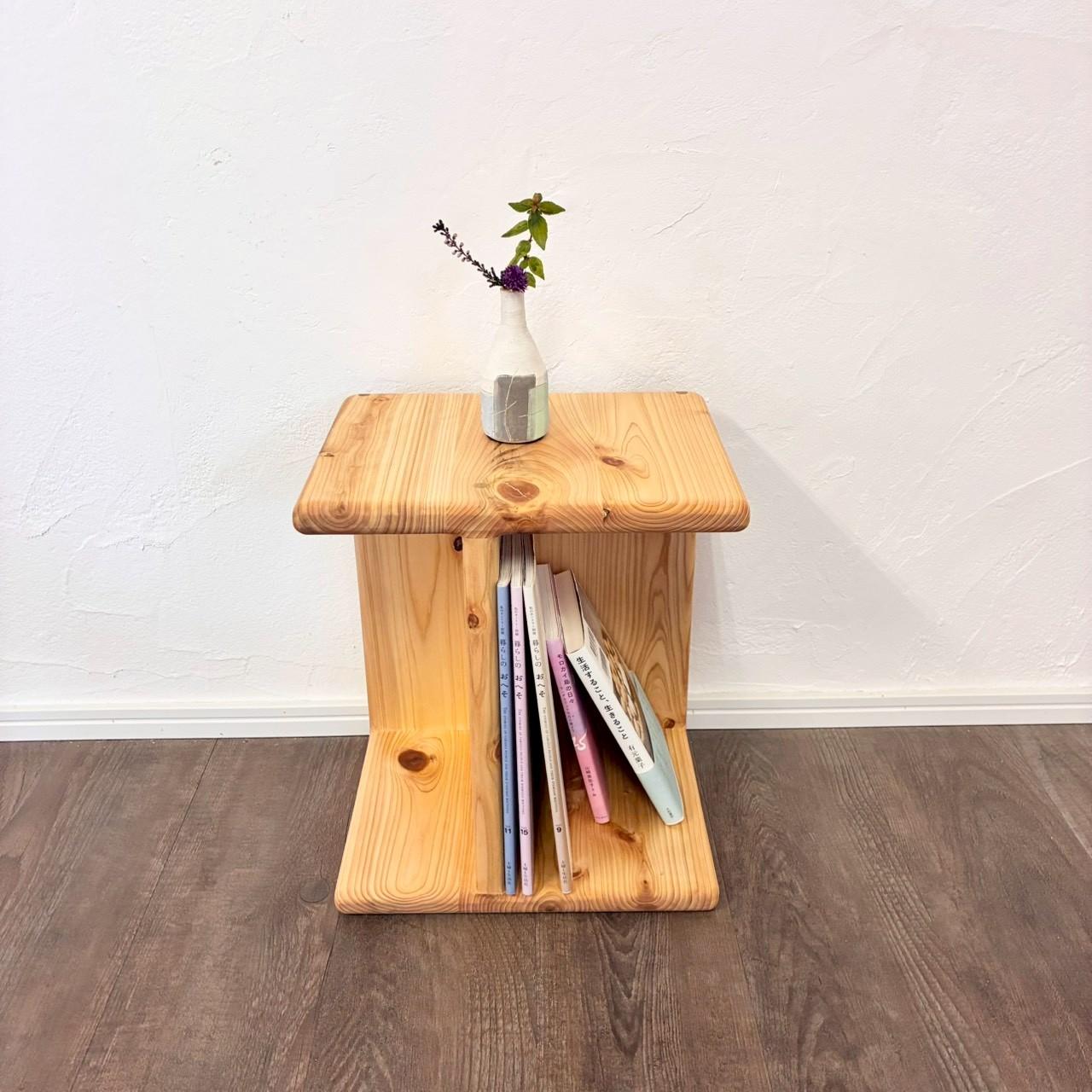 【全ての角が丸い】成長に合わせて使える子供椅子　国産ヒノキの無垢材　オイル仕上げ　変化椅子　キッズチェア　踏み台　子供机 | 6枚目