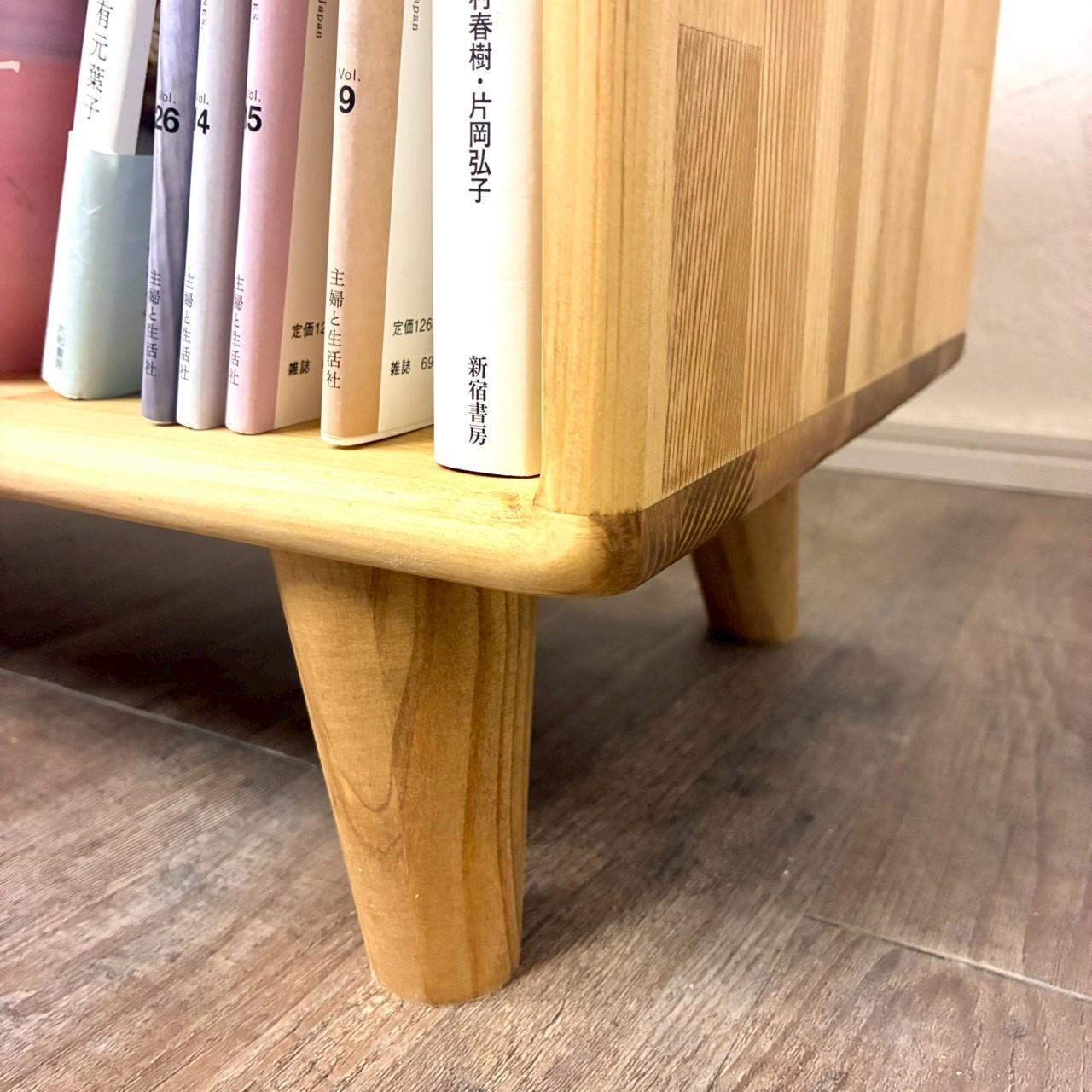 みんなが安心して使える＊全ての角を丸めたテレビ台｜パイン無垢材　テレビボード　本棚　収納棚　【カラーサイズオーダー可】 | 5枚目