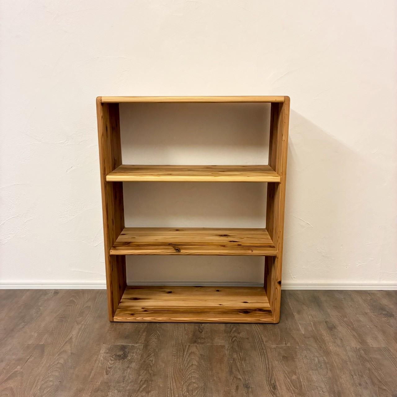 角までやさしい、国産杉の収納棚｜家族に寄り添う丸角デザイン　本棚　オープンラック　【カラーサイズオーダー可 | 6枚目